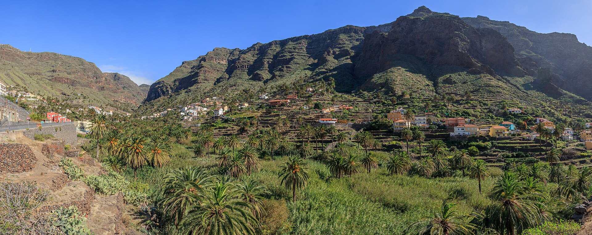 Panorámica de Valle Gran Rey.